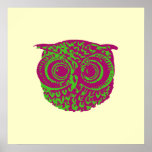 Owl for walls poster