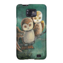 Owl Friends Owl Art Galaxy S2 Case