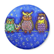Owl Get Together Fun Folk Art