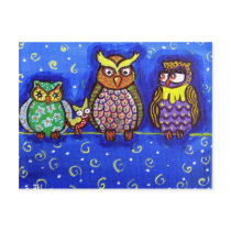 Owl Get Together Fun Folk Art
