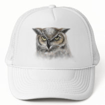 owl trucker hat