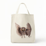 "Owl In Flight" Tote Bag