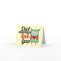 Owl Love Greeting Cards