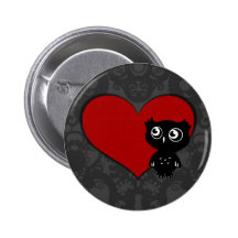 Owl Love III Pin