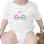 OWL LOVE :: soft girl + boy Tee Shirt