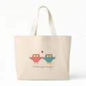 owl love you bags