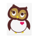 Owl Love You postcards