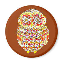 Owl Fridge Magnet