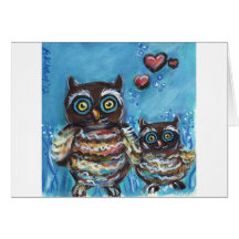 Owl Momma love Card