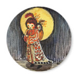 Owl Moon Night Dream Magnet