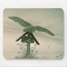 Owl on a Grave, 1836-7 Mousepad