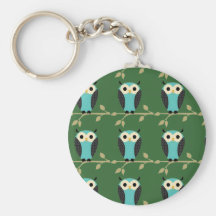 Owl Pattern Keychains