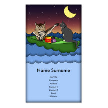 Owl Plus Pussycat, business card template