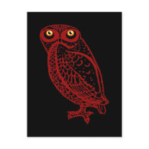 Owl Post Card