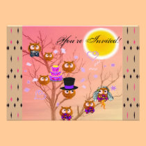 Owl Wedding invitations
