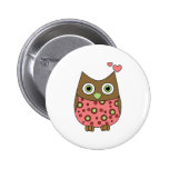 Owl WIth Love Buttons