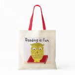 owl with red book bags