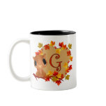 Owl Wreath G Coffee Mugs
