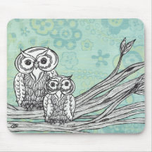 Owls 102 mousemat