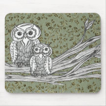 Owls 10 mouse pads
