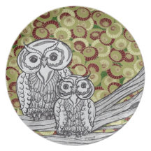 Owls 26 Plate