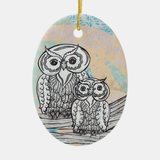 Owls 30 christmas tree ornaments