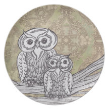 Owls 32 Plate