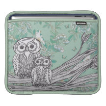 Owls 39 Rickshaw iPad Sleeve