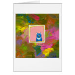Owls are Carnivores - funny owl painting art cards