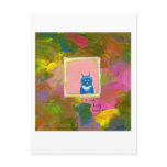 Owls are Carnivores - funny owl painting art postcards