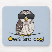 Owls are cool! mousepads
