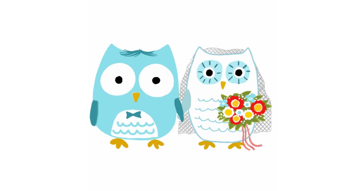 owl wedding clipart - photo #7