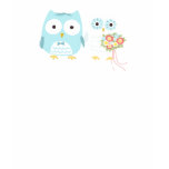 Owls Getting Married t-shirts