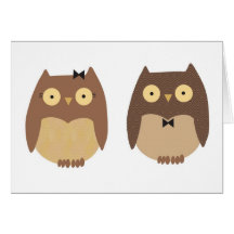 Owls Greeting Cards