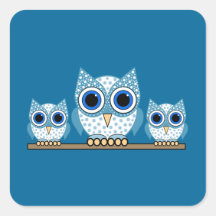owls stickers