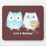 Owls Wedding mousepads