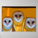 Owls with mama posters