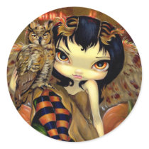 "Owlyn in Autumn" Sticker