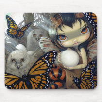 "Owlyn in the Nest" Mousepad
