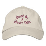 Owned By Border Collie Embroidered Baseball Cap embroidered hats