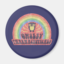 Owsley Pharmaceuticals Fridge Magnet