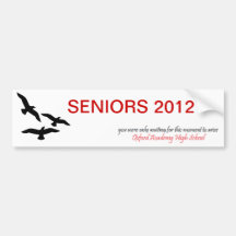 Oxford Blackhawks Senior Bumper Sticker