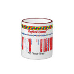 Oxford Canal Route Map (3 of 4) Mugs