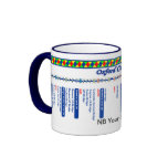 Oxford Canal Route Map (3 of 4) Mugs