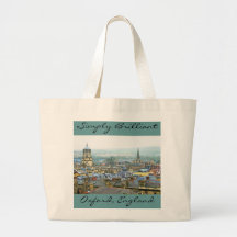 Oxford, England, Roof Tops, Simply Brilliant Canvas Bags