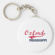 Oxford Mississippi City Classic Key Chains
