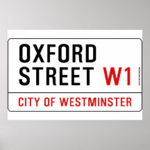 Oxford Street Poster