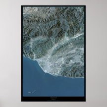 Oxnard, California satellite poster