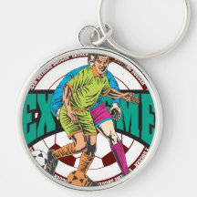Oxygentees Extreme Soccer Key Chain