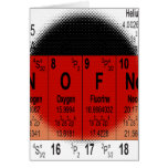 Oxygentees Periodic Table Greeting Greeting Cards
